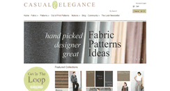 Desktop Screenshot of casualelegancefabric.com